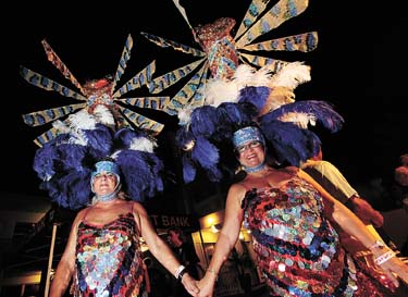 Headdress Ball 2009 photo - Duval Street, Key West